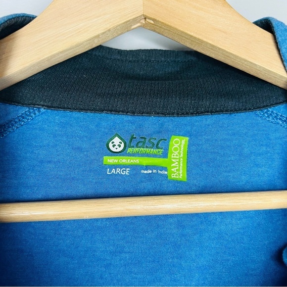 Tasc Carrollton Lightweight Organic Blend 1/4 Zip Jaspe Performance Pullover L - Picture 5 of 9